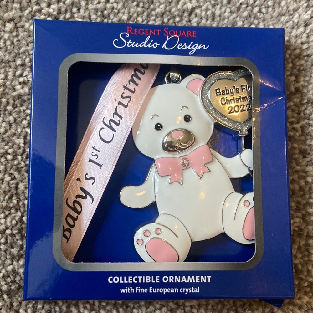 Baby First Christmas 2022 ornament
